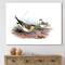 Designart - Vintage Bird Illustration II - Farmhouse Canvas Wall Art Print